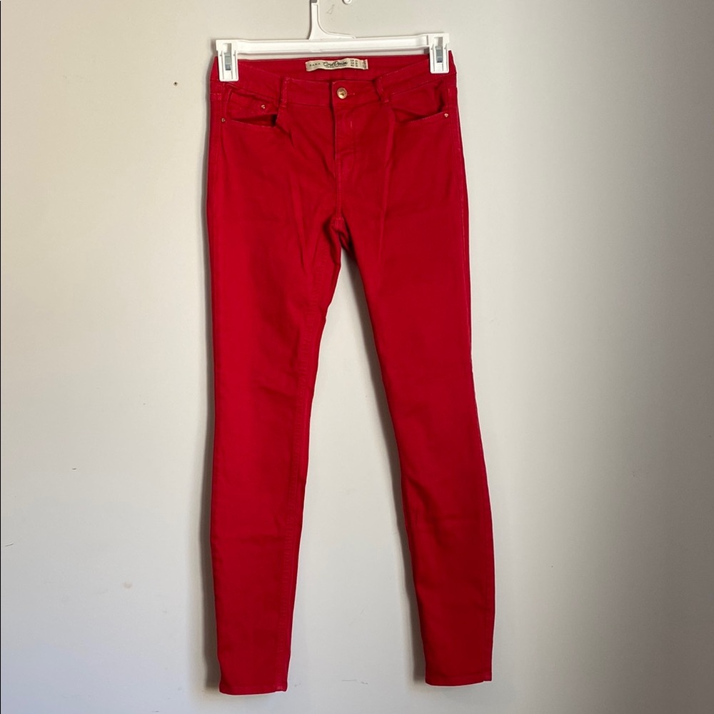 Red Skinny Jeans